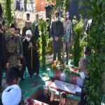 تشییع دو شهید گمنام دفاع مقدس در اسلامشهر و تدفین در دانشگاه آزاد اسلامی