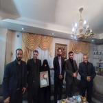 دیدار رئیس و اعضای شورای شهر اسلامشهر با خانواده شهید صیدی