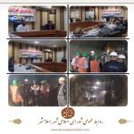  بازدید کارشناسان و مهندسان پروژه های متروی اصفهان و تهران از روند اجرای حفاری تونل متروی اسلامشهر