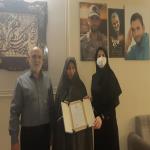 دیدار رئیس شورای اسلامی شهر اسلامشهر با خانواده شهید هادی شجاع